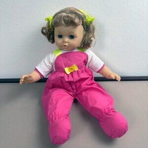 Vintage 1984 Horsman 22” Baby Doll, Sleepy Eyes, Soft Body, Vinyl Arms & Head